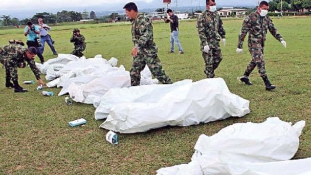 Diez militares y un civil imputados por falsos positivos en Colombia