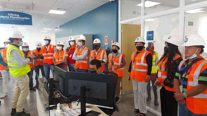 Visita de Medios de Comunicación locales a la empresa DP World en Posorja.