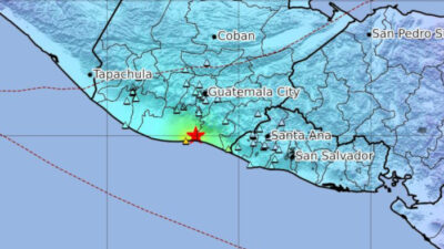 Sismo de magnitud 6 sacude a países centroamericanos