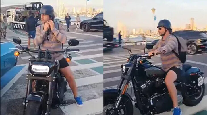 Lacalle Pou multado en Maldonado y Colonia por exceso de velocidad en su motocicleta