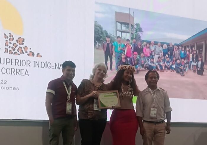 El Instituto Superior Indígena Raúl Karai Correa recibió plata en Turismo Responsable