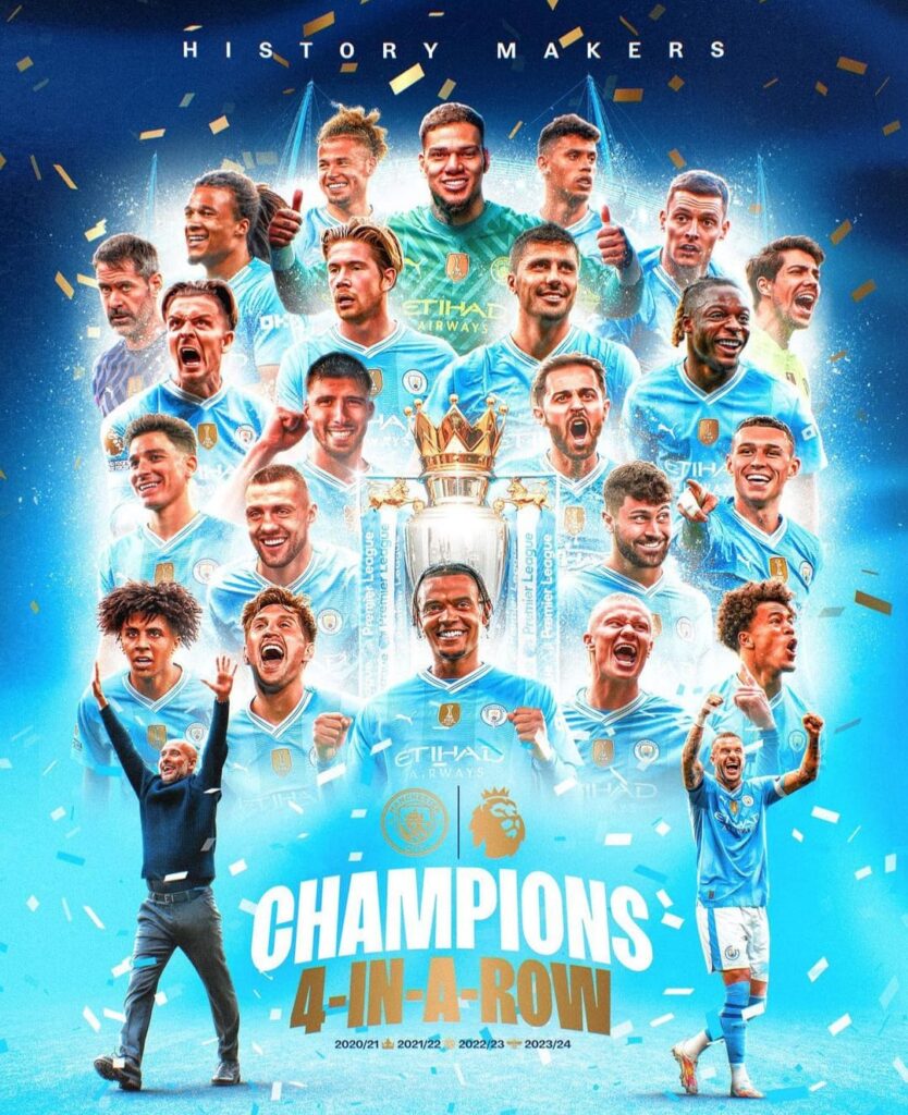 Fin de la Premier League: Manchester City campeón