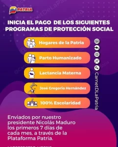 Conoce la tabla de Hogares de la Patria agosto 2024