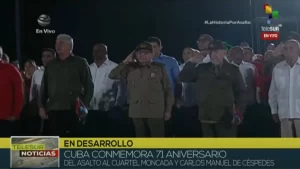 Cuba celebra el 71 aniversario del asalto al Cuartel Moncada y Carlos Manuel de Céspedes