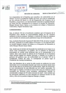 Presentan moción de censura contra ministros peruanos por violaciones en la Amazonía