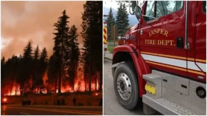 Bomberos de EE.UU. y Canadá intentan sofocar grandes incendios en sus territorios
