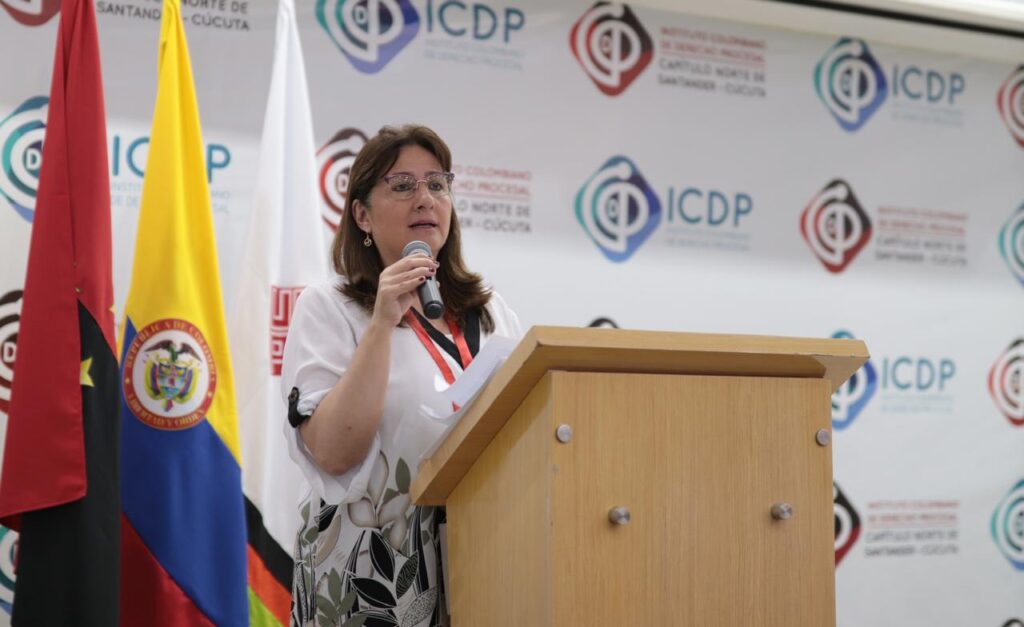 Colombia | Ministra Ángela Buitrago profundiza sobre la doble conformidad en aforados en el XX Congreso de Derecho Procesal en la UFPS