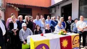 Primer acto de la Coalición Republicana de Salto / Líderes y Candidatos políticos cierran filas en rechazo a la Reforma Jubilatoria